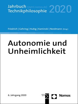 cover image of Autonomie und Unheimlichkeit